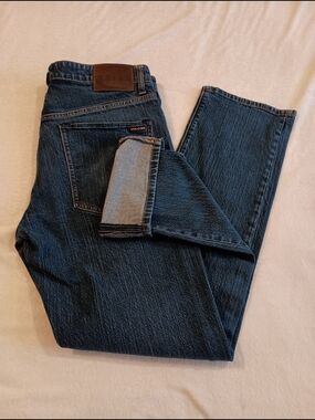 Volcom Selevage Solver Modern Straight Men's Jeans Size 34 Skater Streetwear